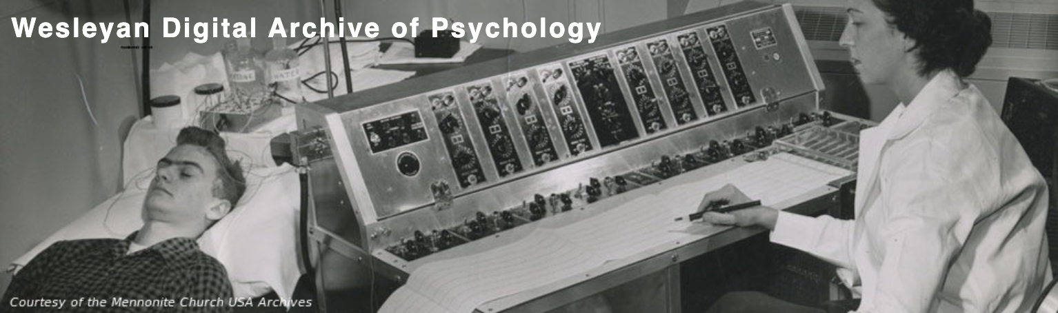 Wesleyan Digital Archive of Psychology